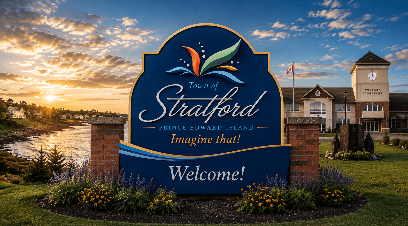 Stratford, PEI — view across the Hillsborough River