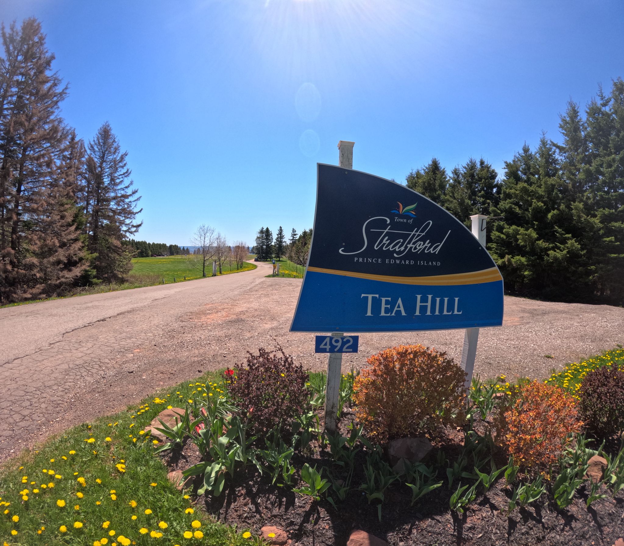 Tea Hill Provincial Park beach and Hillsborough Bay, Stratford PEI